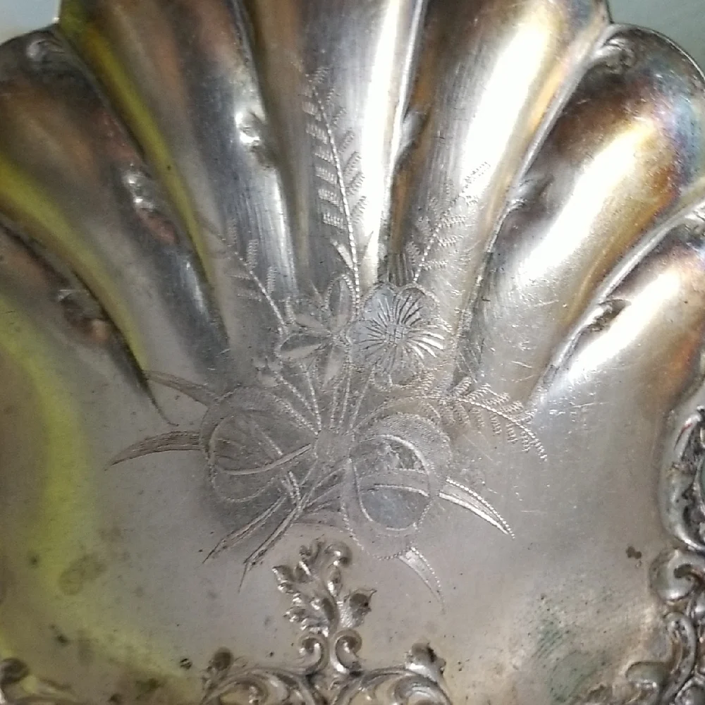 Vintage Elegant Silver Plated Decorative Spoon